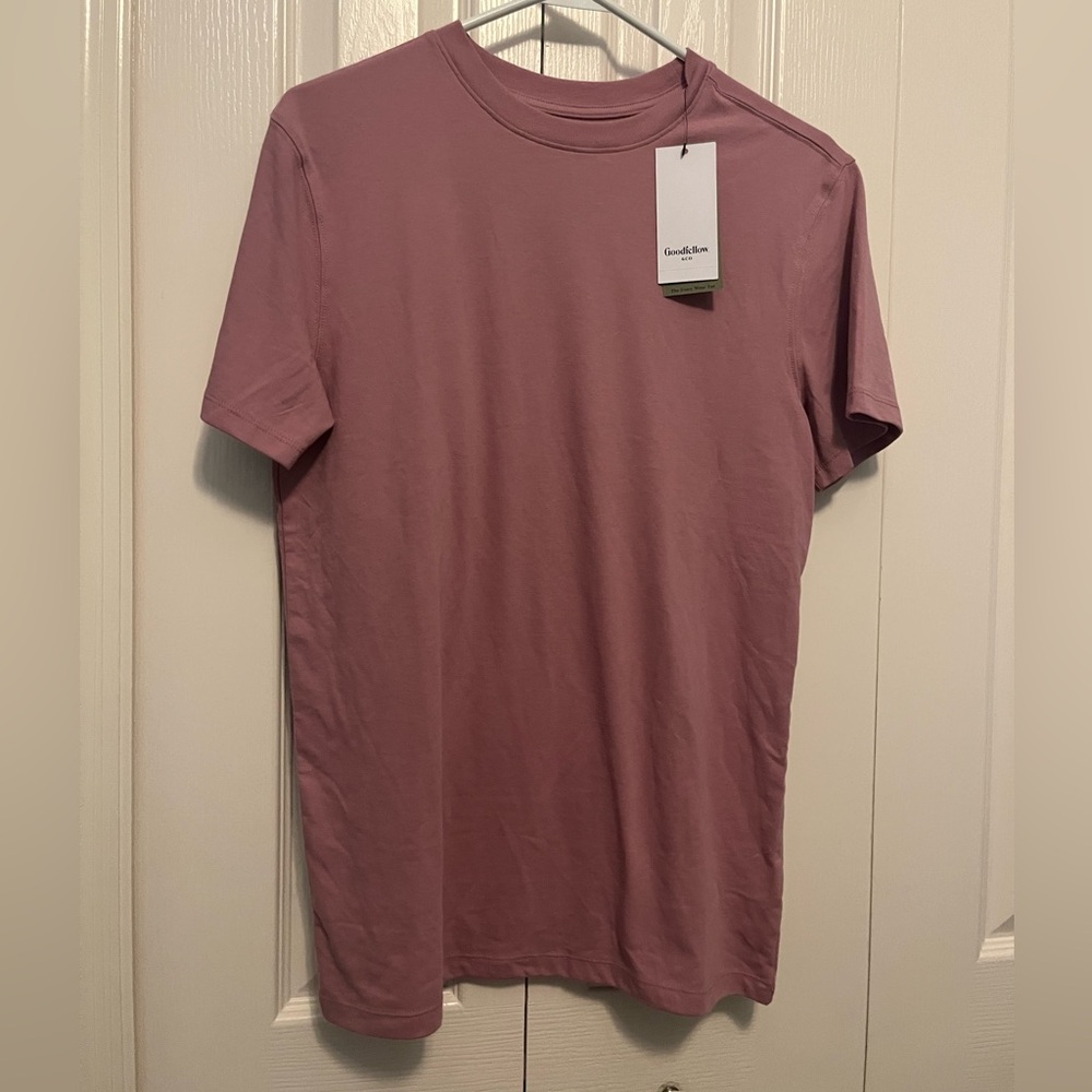 NWT Goodfellow dusty rose men’s short sleeve tee size S
